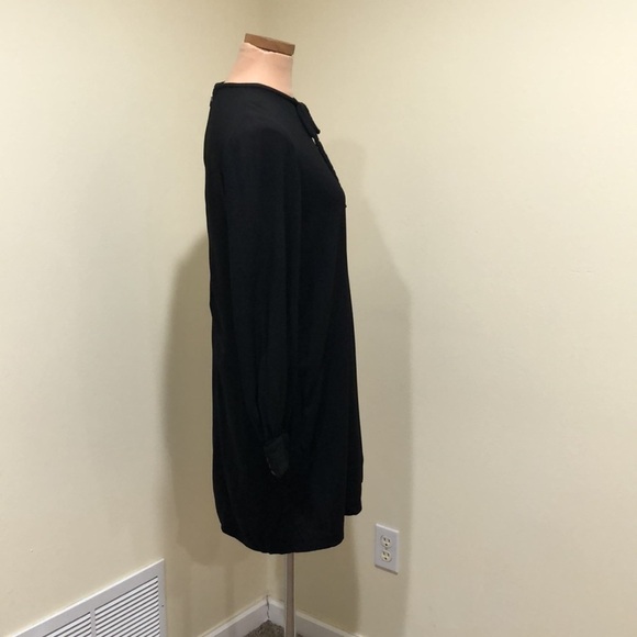 MSGM Floral Pleat Dress Size 38 IT US 2 Black - Picture 5 of 10